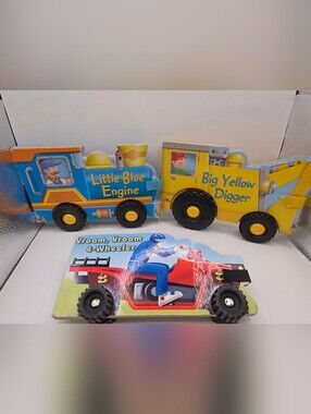 Little Blue Engine, Big Yellow Digger, 4-Wheeler Board Books